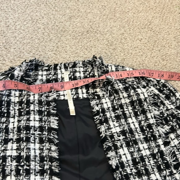 Truth & Pride Black and White Tweed Blazer, XS - Picture 15 of 16
